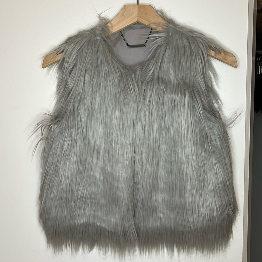 Elie Tahari Faux Fur Vest